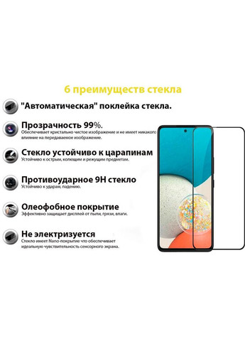 Защитное стекло для Samsung Galaxy A53 SM-A536 Black (707322) BeCover (336953724)