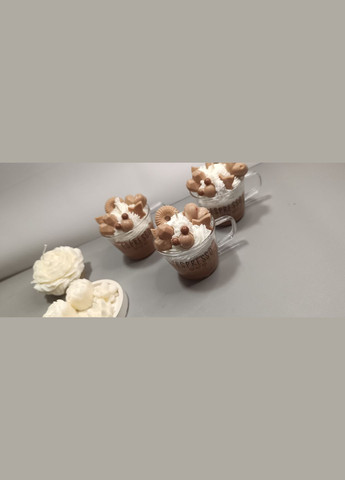 Свечка с соевого воска Капучино со взибитыми сливками с ароматом Кофе Hand Made (323141410)