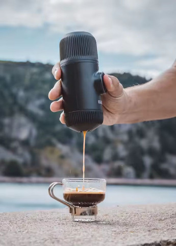 Кавоварка дорожня ручная Nanopresso Чорна Wacaco (361854789)