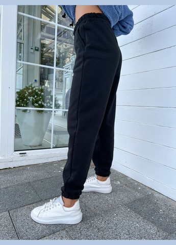 Теплі практичні штани з високою посадкою InFashion Брюки (304391057)