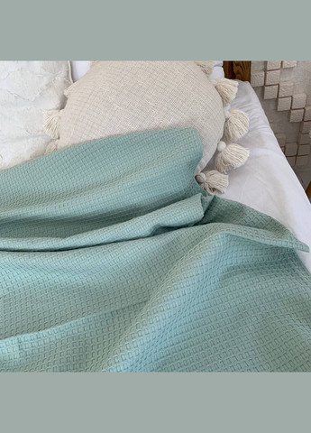 Вафельное покрывало евро макси Мятное (240*220) Glav Textile (297365367)