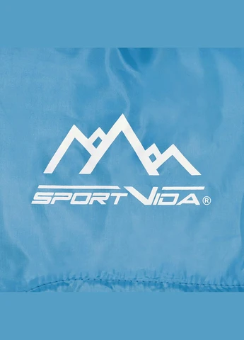 Спальный мешок (спальник) одеяло +2...+21°C R Sky Blue/Grey SportVida SV-CC0060 (376164142)