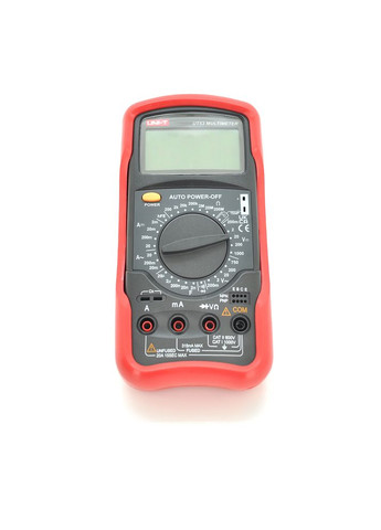 Мультиметр UT53 Измерение: V, A, R, C, Hz, тест диодов, проверка транзисторов, прозвонка, подсветка, Data Hold UNI-T (370616334)