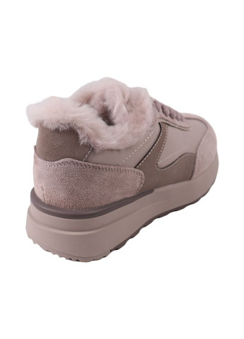 Кроссовки женские капучино натуральная кожа Sorte Lady 179-25ZK бежевые (314860317)