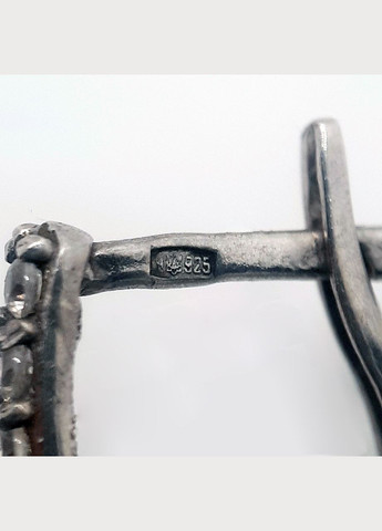 Сережки срібло 925° 3,45г. кола родій () Silvia C С-441 (305391339)