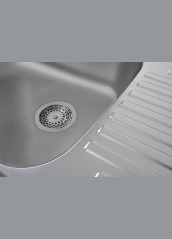 Кухонная мойка из нержавеющей стали САТИН 6349 (0,8/180 мм) Valeso (342071739)
