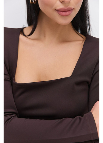 Лонгслив белый с квадратной горловиной Arjen (370602266)