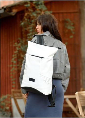 Рюкзак ролл унисекс RollTop KQN белый Sambag (302519276)