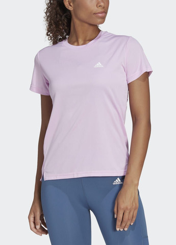 Фиолетовая всесезон футболка для фитнеса aeroready designed to move sport adidas