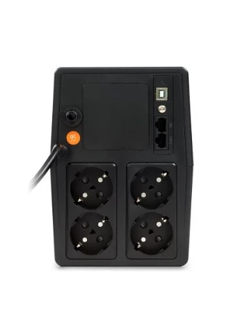 Джерело безперебійного живлення Horus Plus 2000 (PWUP-LI200H1-AZ01B) Lin.int., AVR, 4 x евро, USB, LCD, пластик nJoy (314930204)