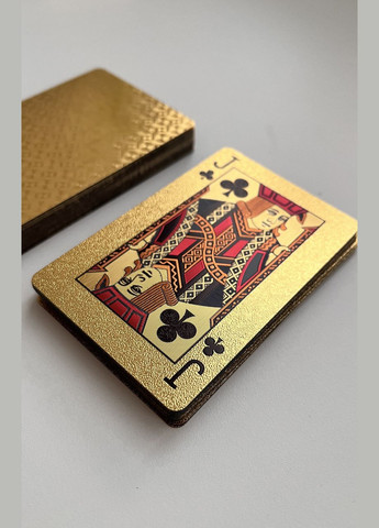 Игральные карты водонепроницаемые gold No Brand (334877819)