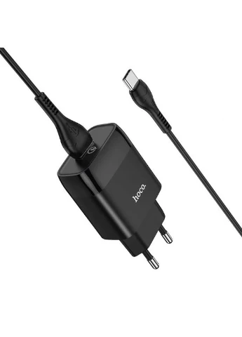 Сетевое зарядное устройство HOCO 18W USB Type-A Черный No Brand C72Q Glorious (401167533)