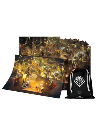 Пазл Witcher: Playing Gwent 1000 елементів (5908305231448) GoodLoot Witcher Playing Gwent 1000 елементів (366104669)