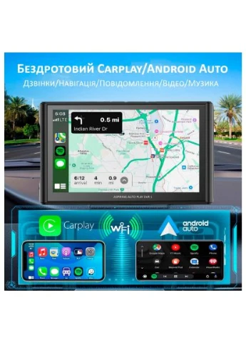 Оригінал! Автомобільний монітор Aspiring Auto Play DVR 1, Magnet, CarPlay, Android auto (397579521)