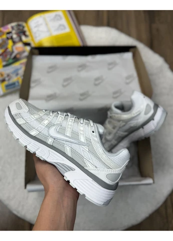 Білі кросівки чоловічі nike p-6000 white grey найк п-6000 білі демісезон No Brand