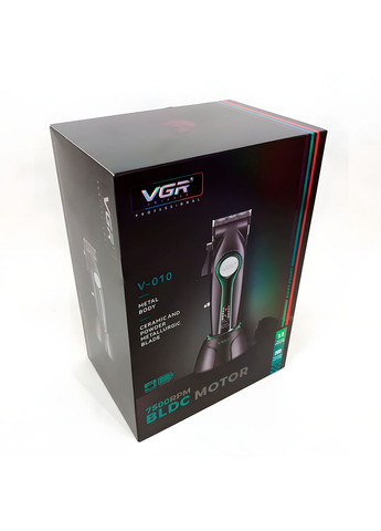 Профессиональная машинка для стрижки с насадками для головы, бороды и бровей. VGR V-010 (348059033)