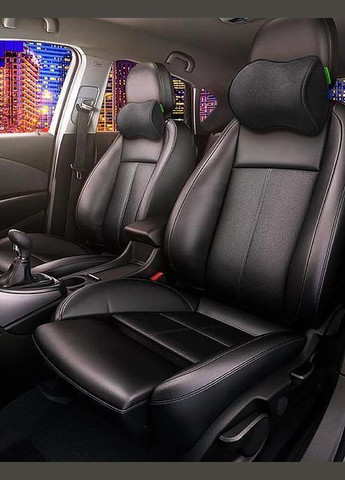 Подушка автомобільна 250x200x100 мм Чорна ProfiLuxe AMF 001-2 (330761238)