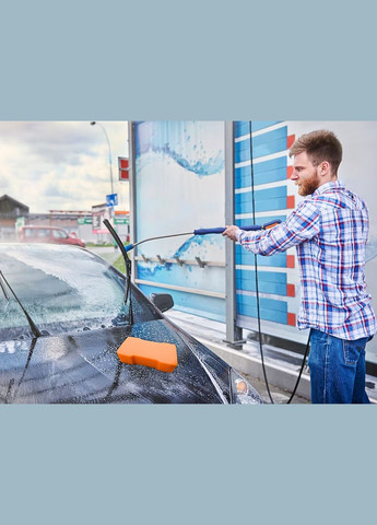 Губка автомобільна поролонова Гантеля 22х11х6см FROM FACTORY GTELY (335397768)