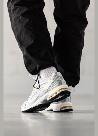 Белые демисезонные кроссовки мужские и женские new balance 1906r white rain cloud silver metallic | нью баланс 1906 белые No Brand