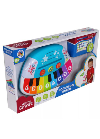 Іграшка музична Піаніно Кольорові нотки (4514T-KS) KIDDI SMART (364488024)