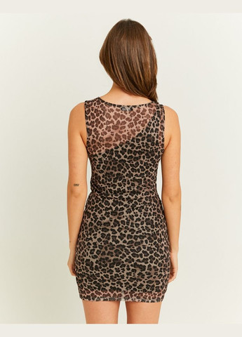 Комбинированное платье Tally Weijl с животным (анималистичным) принтом