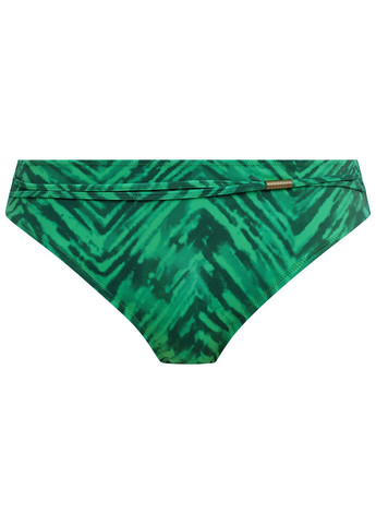 Зеленые плавки 505572 с животным (анималистичным) принтом Fantasie