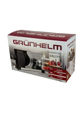 Ломтерезка GSL1718 160 Вт черная Grunhelm (379864574)