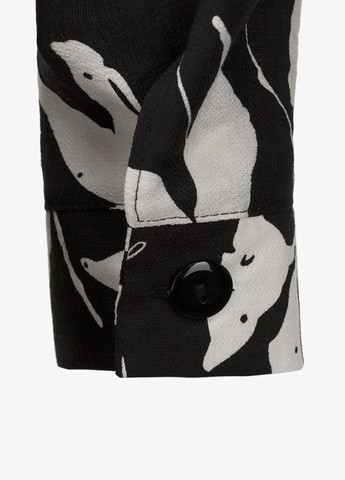 Чорна повсякденний сукня з візерунком жіноча 2404-1 shop (2000990923158) On me