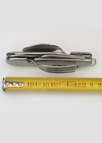 Набір Похідний Складаний K452 Ложка-Вилка-Ніж + Штопор та Відкривачка (5002233) Clefers (300694751)