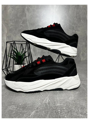 Черные демисезонные кроссовки мужские Stilli Yeezy Boost