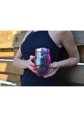 Тамблер-стакан с блестками Party 300 мл (707008) Yes (365824621)