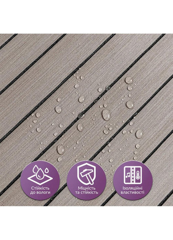 Покриття вінілове самоклеюче 3D рейки 600х600х2,8мм Дуб мокко SW-00002201 Sticker Wall (358524789)