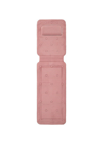 Противоскользящий коврик для ванной с подголовником розовый Miomare (283022777)
