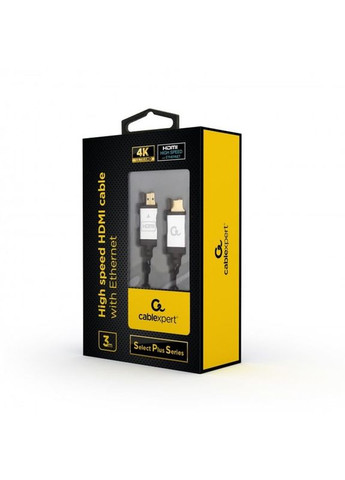 Кабель HDMI - HDMI V 2.0 (M/M), 3 м, /сірий (CCB-HDMIL-3M) коробка Cablexpert (336955608)