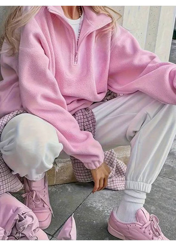 Рожевий світшот однотонний (364955574)