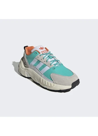 Сірі кросівки чоловічі zx 22 boost shoes turquoise/grey gy6693 adidas