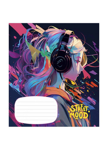 Зошит 24 аркуші клітинка " "/ Manga style Школярик (342416561)