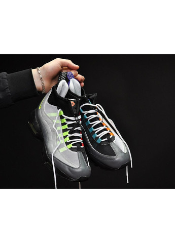 КРОССОВКИ ЖЕНСКИЕ NIKE AIR MAX 95 SNEAKERBOOT GREEDY EDITION GRAY НАЙК АИР МАКС 95 No Brand серые зима (367171981)