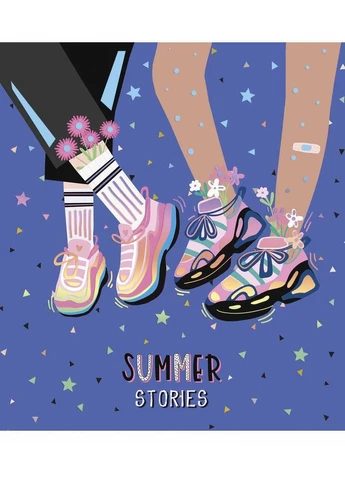 Тетрадь уч. " " 12л.== /2889L/ "Mood stories" голограф. тиснение (девочка) (30/300) Genius (392422412)