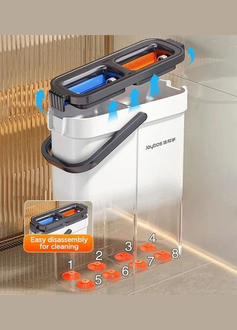 Набор швабра и ведро с отжимом Z86 Joybos (322316854)