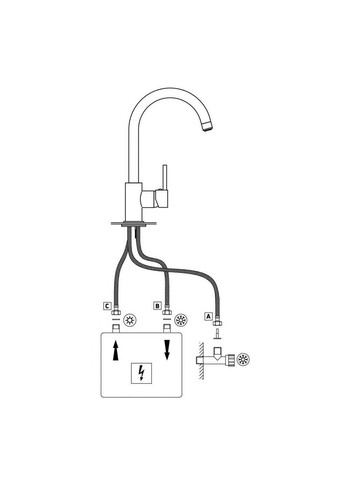 Змішувач для кухонного миття Low Pressure BEZ_062H Deante (314980936)