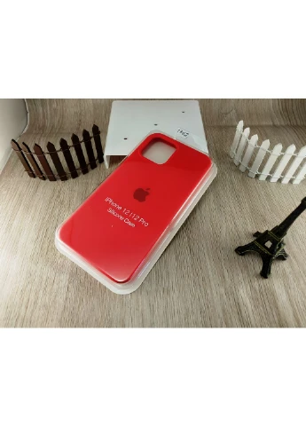Оригинальный силиконовый чехол Silicone Case для iPhone 12 / 12 Pro, чехол с микрофиброй айфон 12 Epic (396509658)
