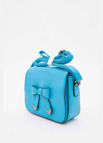 Клатч із шкірзаму, бірюзового кольору, з бантиком, 167RF-63 Ager (317452844)