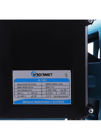 Насос поверх. відцентровий JS100, корпус нерж. сталь (VO0020) VODOMET (321213515)