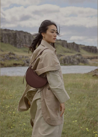 Сумка жіноча Polene Numéro Dix EDITION Бургунді No Brand (303811604)