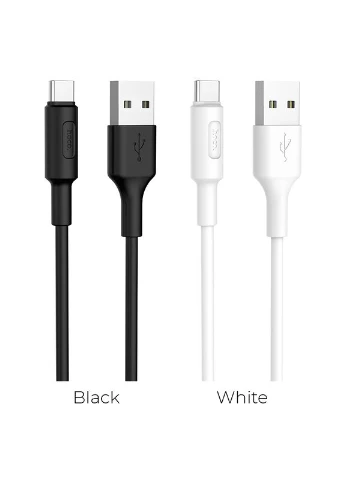 Кабель X25 USB – Type-C 2 А 1 м білий Hoco (401879119)
