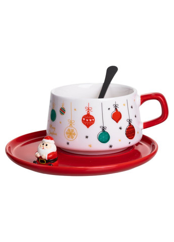 Новорічний різдвяний порцеляновий набір «Святковий ранок» 250 мл FM-CS-10B Yiwu (370802277)