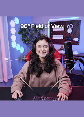 Веб-камера Vision S 4K Black HyperX (317558212)