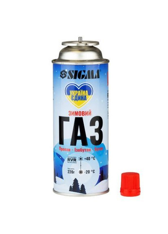 Баллон газовый зимний 220г RVR Корея (2901761) Sigma (315932463)