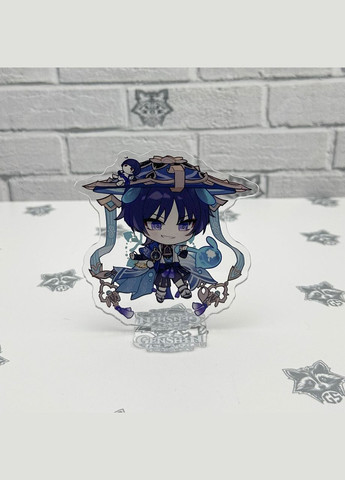 Акрилова колекційна фігурка Chibi Геншин Імпакт - Genshin Impact (Мандрівник Скарамуччі) 2 10 см No Brand (339618231)